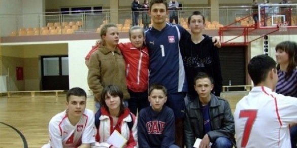 Spotkanie młodzieży z reprezentacją Polski