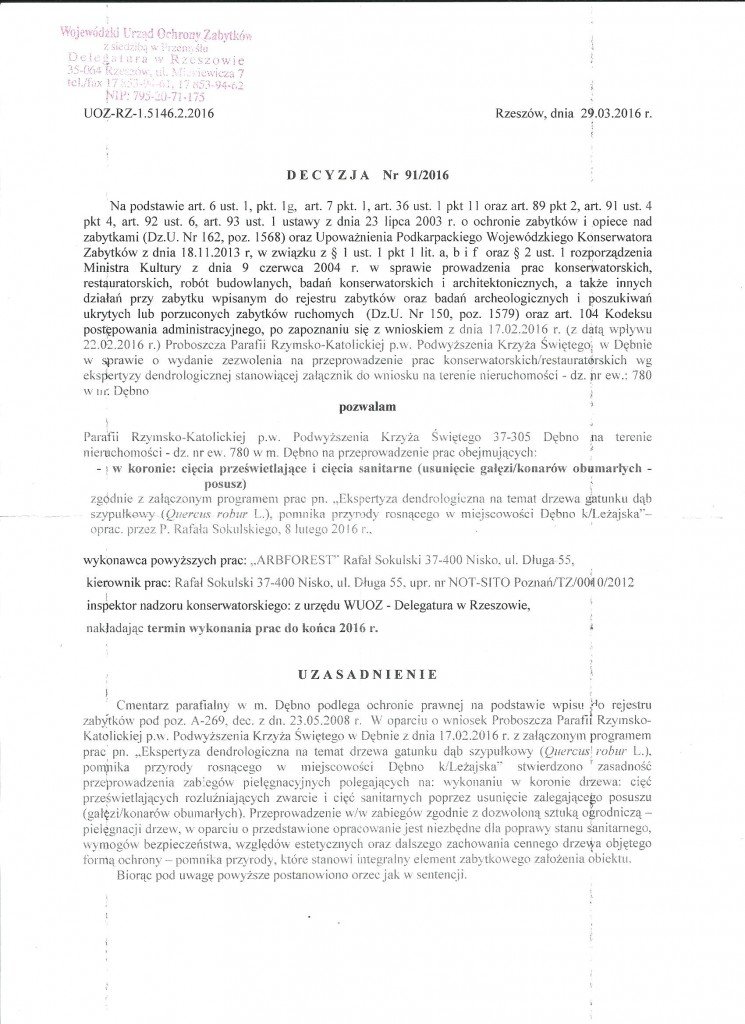 zalecenia Konserwatora 1
