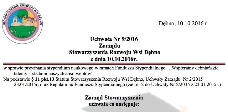 stypendia